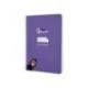CUADERNO ESPIRAL MARCA LIDERPAPEL DI N A5 PAUTAGUIA TAPA DURA 80H 90 GR CUADRO PAUTADO 5MM COLOR LILA