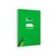 CUADERNO ESPIRAL MARCA LIDERPAPEL DI N A5 PAUTAGUIA TAPA DURA 80H 90 GR CUADRO PAUTADO 4MM COLOR VERDE