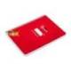 CUADERNO ESPIRAL MARCA LIDERPAPEL DI N A5 PAUTAGUIA TAPA DURA 80H 90 GR CUADRO PAUTADO 4MM COLOR ROJO