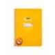 CUADERNO ESPIRAL MARCA LIDERPAPEL DI N A5 PAUTAGUIA TAPA DURA 80H 90 GR CUADRO PAUTADO 4MM COLOR AMARILLO