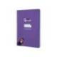 CUADERNO ESPIRAL MARCA LIDERPAPEL DI N A5 PAUTAGUIA TAPA DURA 80H 90 GR CUADRO PAUTADO 3MM COLOR LILA