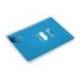 CUADERNO ESPIRAL MARCA LIDERPAPEL DI N A5 PAUTAGUIA TAPA DURA 80H 90 GR CUADRO PAUTADO 3MM COLOR AZUL