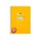 CUADERNO ESPIRAL MARCA LIDERPAPEL DI N A5 PAUTAGUIA TAPA DURA 80H 90 GR CUADRO PAUTADO 3MM COLOR AMARILLO