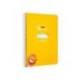 CUADERNO ESPIRAL MARCA LIDERPAPEL DI N A5 PAUTAGUIA TAPA DURA 80H 90 GR CUADRO PAUTADO 3MM COLOR AMARILLO