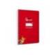 CUADERNO ESPIRAL MARCA LIDERPAPEL DI N A5 PAUTAGUIA TAPA BLANDA 40H 75 GR CUADRO PAUTADO 4MM COLOR ROJO