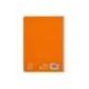 CUADERNO ESPIRAL MARCA LIDERPAPEL DI N A5 PAUTAGUIA TAPA BLANDA 40H 75 GR CUADRO PAUTADO 4MM COLOR NARANJA