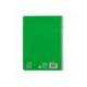 CUADERNO ESPIRAL MARCA LIDERPAPEL DI N A5 PAUTAGUIA TAPA BLANDA 40H 75 GR CUADRO PAUTADO 2,5MM COLOR VERDE