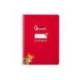 CUADERNO ESPIRAL MARCA LIDERPAPEL DI N A5 PAUTAGUIA TAPA BLANDA 40H 75 GR CUADRO PAUTADO 2,5MM COLOR ROJO