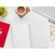 CUADERNO ESPIRAL MARCA LIDERPAPEL DI N A5 PAUTAGUIA TAPA BLANDA 40H 75 GR CUADRO PAUTADO 2,5MM COLOR ROJO