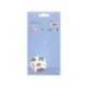 PEGATINAS MARCA IMAGINOVO FLORES Y CONEJOS DE PAPEL 190X104 MM EN BLISTER