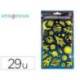 PEGATINAS MARCA IMAGINOVO LUMINOSAS PLANETAS CON RELIEVE 190X105 MM EN BLISTER