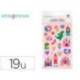 PEGATINAS MARCA IMAGINOVO PRINCESAS MAGIC DREAMS PVC 190X105 MM EN BLISTER