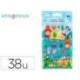 PEGATINAS MARCA IMAGINOVO CUTE ANIMALES BOSQUE CON RELIEVE 190X105 MM EN BLISTER