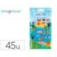 PEGATINAS MARCA IMAGINOVO CUTE ANIMALES SAFARI CON RELIEVE 190X105 MM EN BLISTER