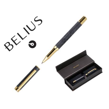 ROLLER MARCA BELIUS WILD WEST ALUMINIO COLOR NEGRO DORADO TINTA COLOR NEGRO CAJA DE DISEÑO