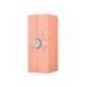 ROLLER MARCA BELIUS BELLA ALUMINIO COLOR ROSA DISEÑO PLATEADO RELIEVE TINTA COLOR NEGRO CAJA DE DISEÑO