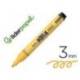 ROTULADOR MARCA LIDERPAPEL ACRYLIC BASE AGUA TODO TIPO DE SUPERFICIE PUNTA REDONDA 3 MM AMARILLO CLARO