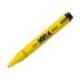ROTULADOR MARCA LIDERPAPEL ACRYLIC BASE AGUA TODO TIPO DE SUPERFICIE PUNTA REDONDA 3 MM AMARILLO