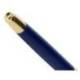 BOLIGRAFO BELIUS SOIREE ALUMINIO AZUL MARINO Y DORADO TINTA AZUL CAJA DE DISEÑO