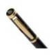 BOLIGRAFO BELIUS SOIREE ALUMINIO COLOR ART DECO COLOR NEGRO Y DORADO TINTA AZUL CAJA DE DISEÑO