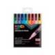 ROTULADOR MARCA UNI POSCA PC-3M/8C MARCADOR DE PINTURA PUNTA CONICA 0,9-1,3 MM ESTUCHE DE 8 UNIDADES COLORES PURPURINA