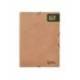 CARPETA MARCA LIDERPAPEL GOMAS DIN A4+ COLOR KRAFT MARRON CARTULINA