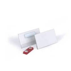 IDENTIFICADOR CON IMAN MARCA DURABLE HORIZONTAL PVC 40X75 MM