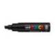 ROTULADOR MARCA UNI POSCA PC-8K MARCADOR DE PINTURA PUNTA BISELADA 8 MM NEGRO