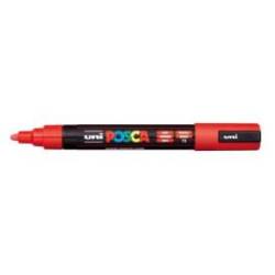 ROTULADOR MARCA UNI POSCA PC-5M MARCADOR DE PINTURA PUNTA CONICA 1,8-2,5 MM ROJO