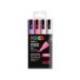 ROTULADOR MARCA UNI POSCA PC-5M/4C ESTUCHE DE 4 UNIDADES COLORES DULCES SURTIDOS