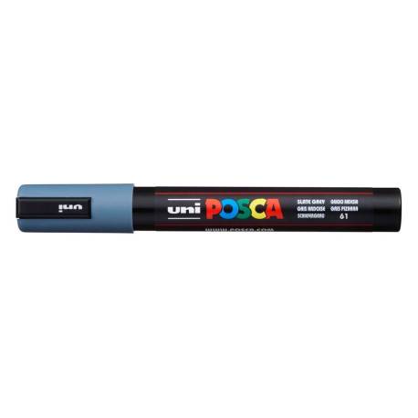 ROTULADOR MARCA UNI POSCA 1,8 - 2,5 MM PC-5M GRIS PIZARRA