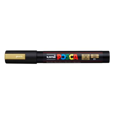 ROTULADOR MARCA UNI POSCA 1,8 - 2,5 MM PC-5M ORO