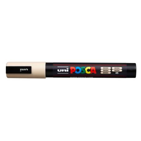 ROTULADOR MARCA UNI POSCA 1,8 - 2,5 MM PC-5M BEIGE