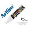 Rotulador Artline Poster Marker EPP-6 Punta Redonda Trazo 6mm Blanco