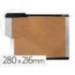 PIZARRA CORCHO MARCA BI-OFFICE INKA RECICLADO MARCO DE ALUMINIO 280X216 CM