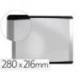PIZARRA BLANCA MARCA BI-OFFICE INKA MAGNETICA ACERO LACADO MARCO DE ALUMINIO 280X216 CM