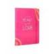 AGENDA ESCOLAR ANTARTIK 25-26 ENCUADERNADA GO! SIMIL PIEL FUCSIA SEMANA VISTA DIN A5 BILINGÜE PAPEL FSC 80 GR
