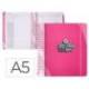 AGENDA ESCOLAR ANTARTIK 25-26 ESPIRAL FUN DAY FUCSIA DIA PAGINA DIN A5 BILINGÜE PAPEL FSC 80 GR