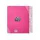 AGENDA ESCOLAR ANTARTIK 25-26 ESPIRAL FUN DAY FUCSIA DIA PAGINA DIN A5 BILINGÜE PAPEL FSC 80 GR