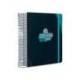 AGENDA ESCOLAR ANTARTIK 25-26 ESPIRAL FUN DAY AZUL OSCURO DIA PAGINA DIN A5 BILINGÜE PAPEL FSC 80 GR