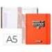 AGENDA ESCOLAR ANTARTIK 25-26 ESPIRAL NEON ROSA DIA PAGINA DIN A5 BILINGÜE PAPEL FSC 80 GR