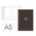 AGENDA ESCOLAR MARCA ANTARTIK 25-26 ESPIRAL ESSENTIALS NEGRO DIA PAGINA A5 BILINGÜE PAPEL FSC 80 GR