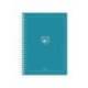 AGENDA ESCOLAR MARCA ANTARTIK 25-26 ESPIRAL ESSENTIALS AZUL OSCURO DIA PAGINA A5 BILINGÜE PAPEL FSC 80 GR