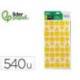 GOMETS MARCA LIDERPAPEL FIGURAS SURTIDAS BOLSA DE 12 HOJAS FIGURAS GEOMETRICAS MEDIANAS COLORES SURTIDOS