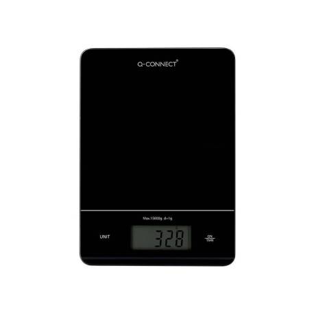 BASCULA PRECISION MARCA Q-CONNECT DIGITAL CON PANTALLA LCD PRECISION 1 GR CAPACIDAD DE 5 GR A 15 KG 240X170X17,5MM