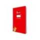 CUADERNO ESPIRAL MARCA LIDERPAPEL DI N A4 PAUTAGUIA TAPA BLANDA 80H 75 GR CUADRO PAUTADO 3MM COLOR ROJO