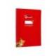 CUADERNO ESPIRAL MARCA LIDERPAPEL DI N A4 PAUTAGUIA TAPA BLANDA 80H 75 GR CUADRO PAUTADO 3MM COLOR ROJO