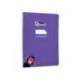 CUADERNO ESPIRAL MARCA LIDERPAPEL DI N A4 PAUTAGUIA TAPA BLANDA 80H 75 GR CUADRO PAUTADO 3MM COLOR LILA