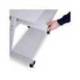 MESA ORDENADOR MARCA ROCADA RD-9100 SISTEMA BLOQUEO CON RUEDAS ESTRUCTURA METALICA CON BANDEJA TECLADO EXTRAIBLE