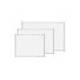 PIZARRA BLANCA MARCA ROCADA LACADA MAGNETICA MARCO ALUMINIO CON CANTONERAS 100X150 CM